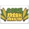 Signmission Corn Fresh Roasted Banner Concession Stand Food Truck Single Sided B-96 Corn Fresh Roasted19 - alternate 1